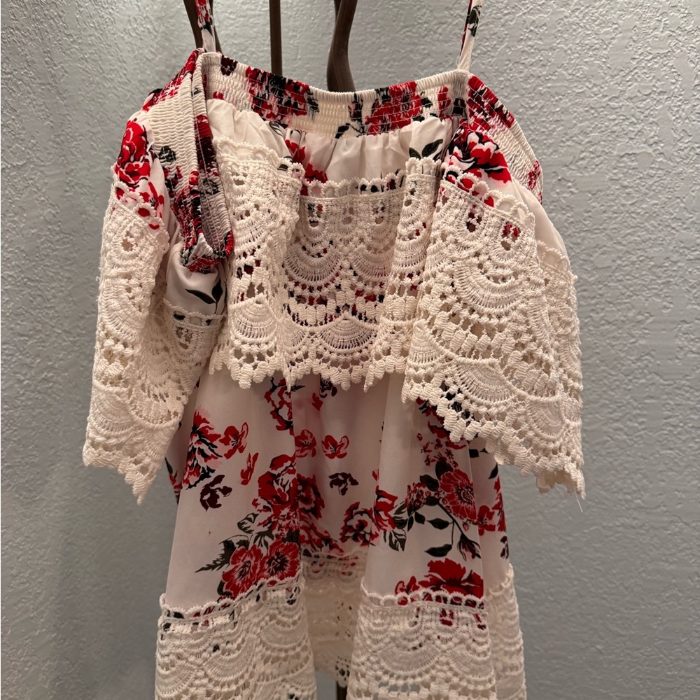 Off the shoulder shirt, never worn, brand new.